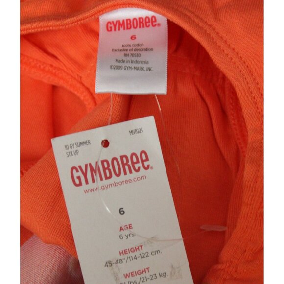 2010 Gymboree Citrus Cooler Orange Tank Top Shirt sz 6 Slice of Summer Racer Bac - Picture 6 of 7